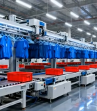 工厂服装生产线自动化场景11560#横屏 