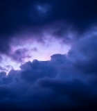 乌云密布下的闪电天空景象1153#横屏 