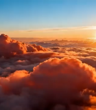 高空云海日出景象()10689#横屏 