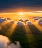 高空云海日出俯瞰景象7524#横屏 