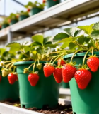 温室草莓盆栽种植场景2004#横屏 