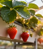 温室草莓生长特写素材11876#横屏 