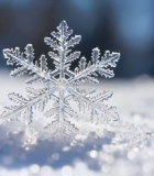 微距雪花特写(5)8922#横屏 