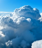 高空视角蓝天白云全景6561#横屏 