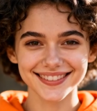 微笑女孩户外肖像10396#横屏 