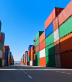 港口集装箱排列场景14990#横屏 