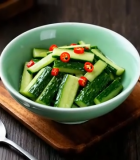 碗装凉拌黄瓜特写744#横屏 