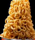 微距特写方便面面饼5505#横屏 