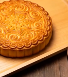 托盘上的月饼与葡萄红酒11271#横屏 