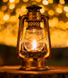 复古煤油灯特写2583#横屏 