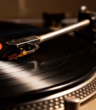 复古唱片机播放唱片素材9918#横屏 