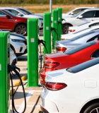 停车场新能源汽车充电桩场景11150#横屏 