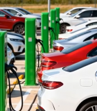 停车场新能源汽车充电桩场景11150#横屏 