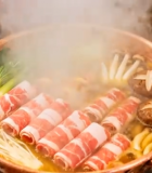 铜锅涮肉火锅食材展示14169#横屏 