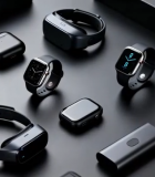 多款黑色智能电子产品特写4136#横屏 