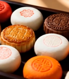 多样图案月饼特写12397#横屏 