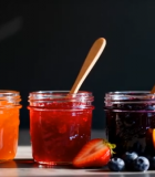 多口味果酱搭配新鲜水果374#横屏 