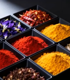 多种调料香料特写素材13077#横屏 