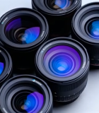 	 多枚相机镜头特写7136#横屏 