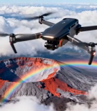 炭火上烧烤牛排特写4551#横屏 