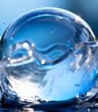 水珠溅落特写素材6075#横屏 