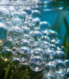 水中彩色气泡微距画面10810#横屏 