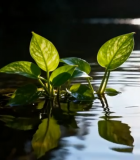 水中绿植特写941#横屏 
