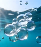 水中气泡特写3326#横屏 