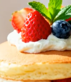 双手端送水果松饼8837#横屏 