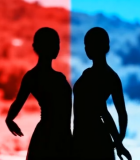 双人舞蹈剪影6209#横屏 