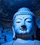 洞窟内大型佛像景观12720#横屏 