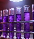 实验室紫色液体试管素材706#横屏 