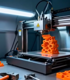 室内打印机打印橙色模型11558#横屏 