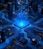 电路板上的芯片特写5064#横屏 