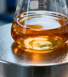 实验室锥形瓶中液体实验素材386#横屏 