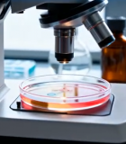 实验室显微镜与实验器皿7739#横屏 