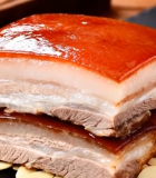 叠放的红烧肉美食素材12877#横屏 