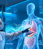 实验室医生操作人体虚拟影像9303#横屏 