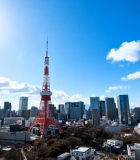 	 东京城市风光俯瞰东京塔9911#横屏 