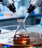 实验室机械臂进行化学实验7034#横屏 