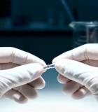 实验室人员操作实验样本14079#横屏 