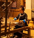 少数民族女子织布场景14886#横屏 