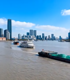 上海黄浦江畔城市建筑景观12563#横屏 