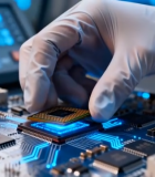 戴手套安装芯片至电路板4194#横屏 