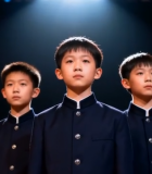 少年合唱团舞台合唱场景11553#横屏 