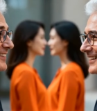 商务人士户外交流场景(3)14087#横屏 