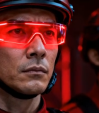 戴红护目镜和头盔的人员11269#横屏 