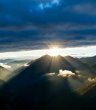 山脉云海日出自然景观(1)12170#横屏 