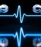 带心跳特效的耳机展示素材14469#横屏 