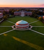 	 大学校园航拍全景5035#横屏 